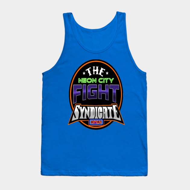 RWO Neon City Fight Syndicate Tank Top by BIG DAWG APPAREL